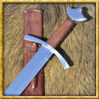 Hochmittelalter Ritterschwert - Mit Lederscheide