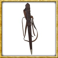 Schwertscheide mit Ledergürtel