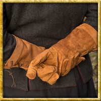 Handschuhe aus Wildleder - Braun