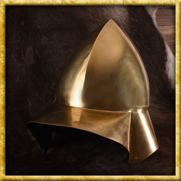Griechischer Helm aus Messing - 4. Jh. v.Chr. 
