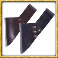 Schwertgürtelhalter aus Leder - Schwarz oder Braun